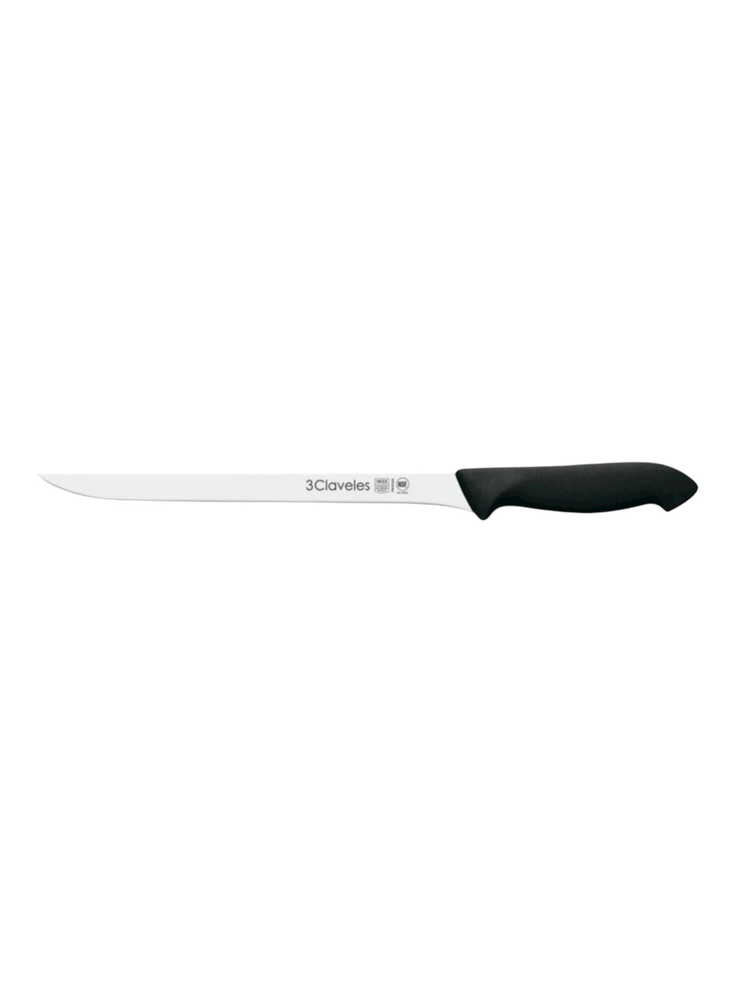 Cuchillo jamonero 3 claveles 24mm