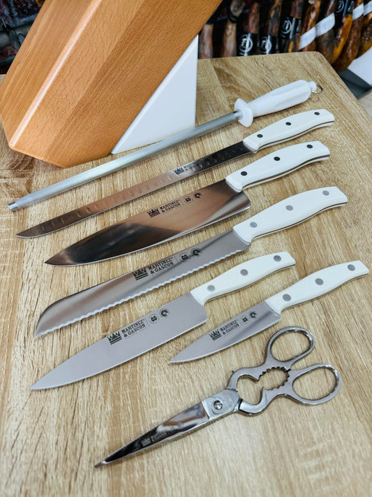 La importancia del buen afilado de los cuchillos: el secreto detrás de un buen corte de jamón