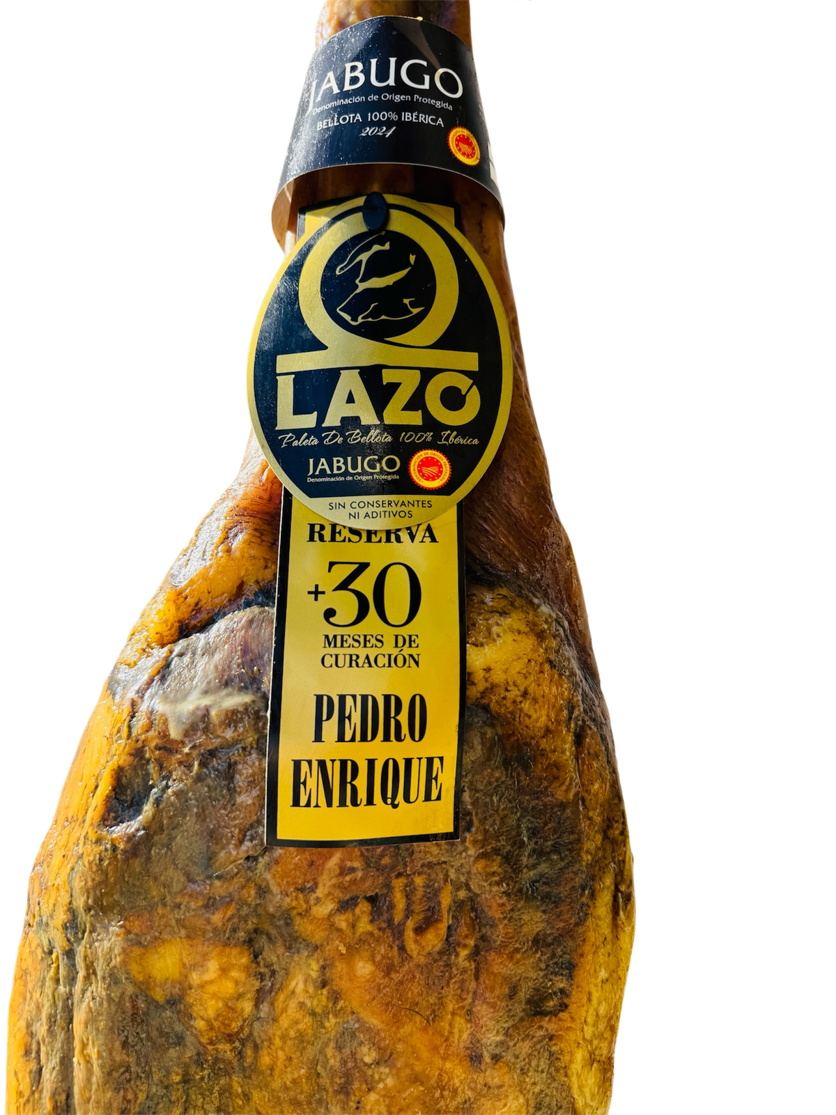 Paleta de bellota 100% ibérica Lazo D.O.P Jabugo “Pedro Enrique” + 30 meses de curación