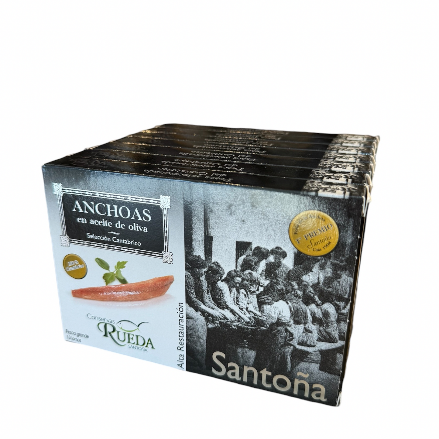 Anchoas en aceite de oliva Conservas Rueda