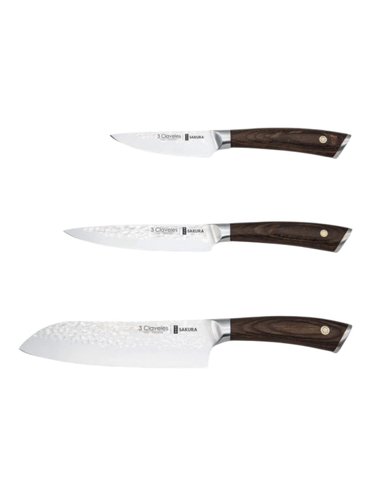 Set 3 cuchillos Sakura