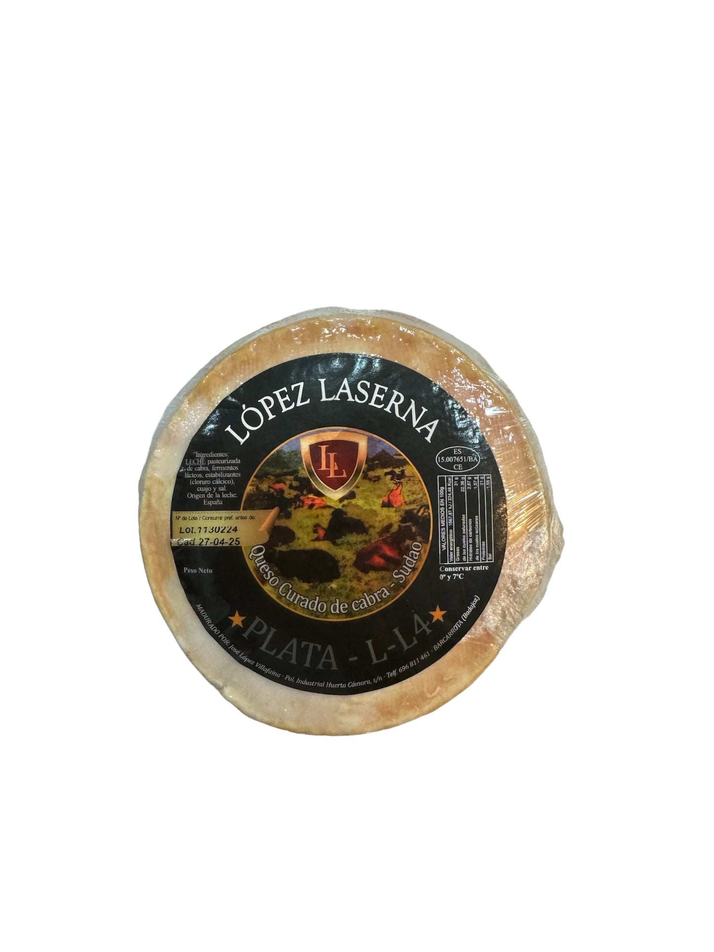 Queso curado de cabra sudao